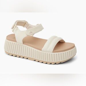 Reef Women's Vista Higher Raya Platform Sandals Vintage Sand Size 9 New In Box